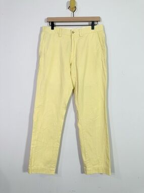 Polo Ralph Lauren Slim Fit Butter Yellow Chino Pants